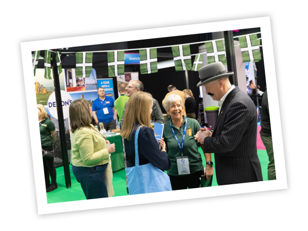 Visitors networking at the British Tourism & Travel Show