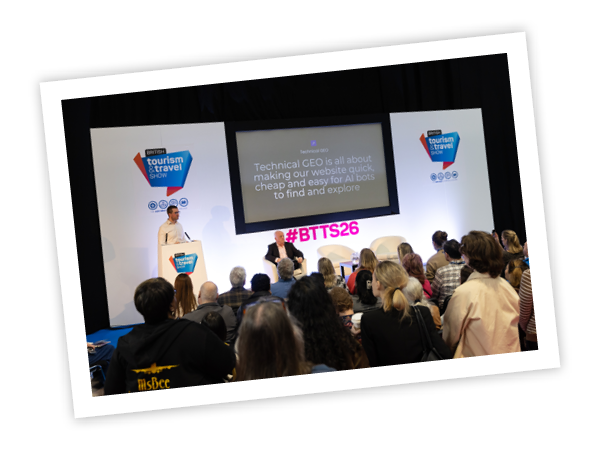 Theatre session at the British Tourism & Travel Show