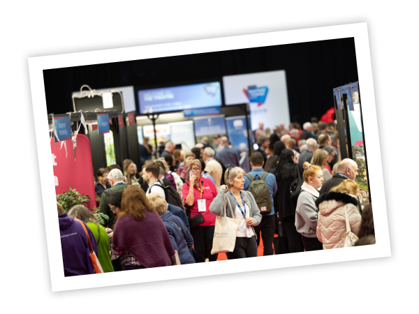 Busy aisles at the British Tourism & Travel Show